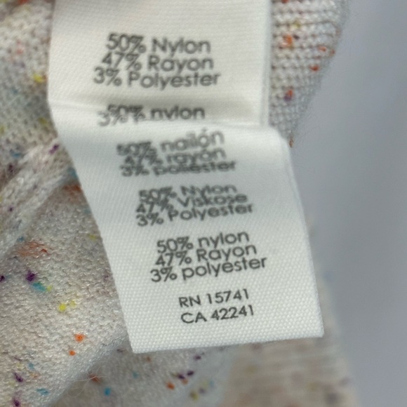 PJ Salvage Pull On Confetti Lounge Sleep Shorts RBSPS -  Ivory - Picture 6 of 7